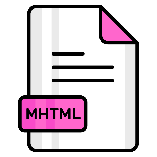 mhtml Generic color lineal-color icon