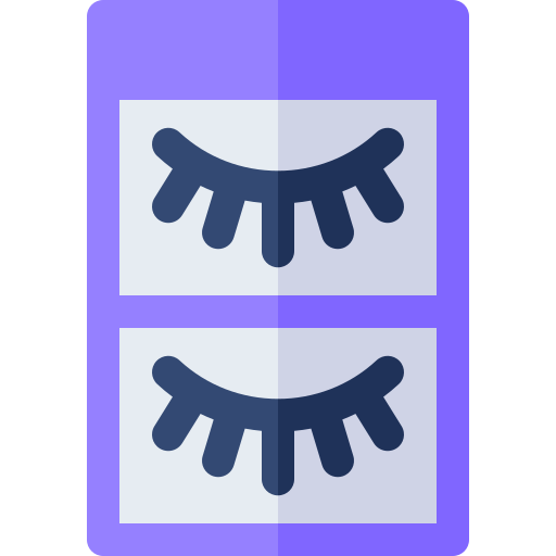falsche wimpern Basic Rounded Flat icon
