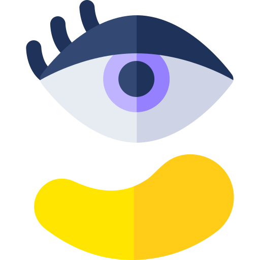Eye patch Basic Rounded Flat icon