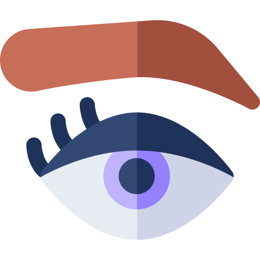 Eyebrow Basic Rounded Flat icon