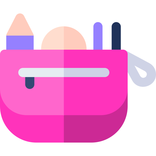 Cosmetic Bag Basic Rounded Flat icon