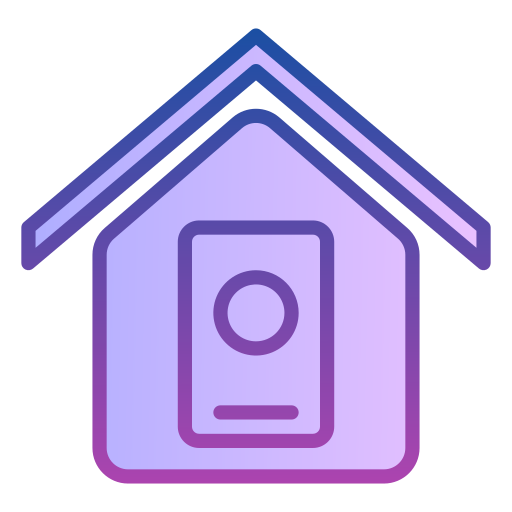 casa intelligente Generic gradient lineal-color icona