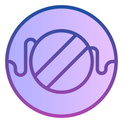 Mute Generic gradient lineal-color icon