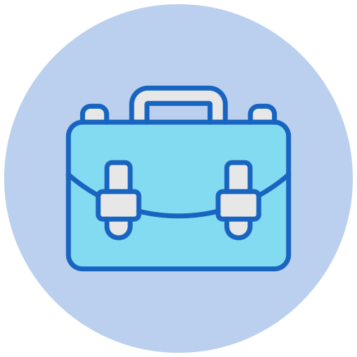 Briefcase Generic color lineal-color icon