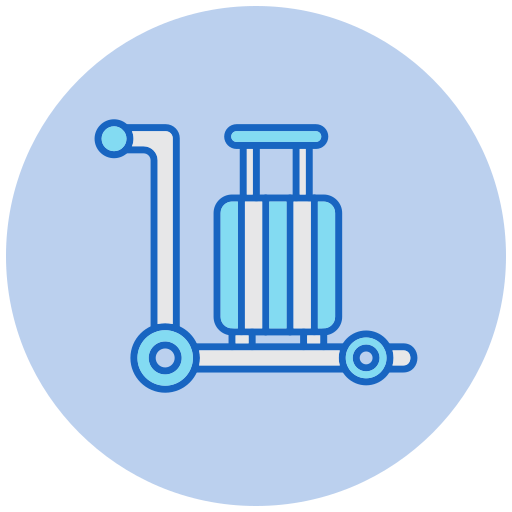 Airport cart Generic color lineal-color icon