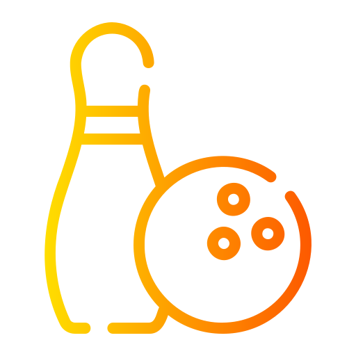 Bowling Generic gradient outline icon