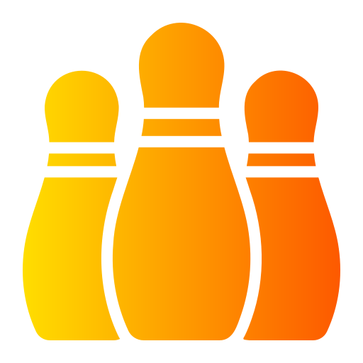 Bowling pins Generic gradient fill icon