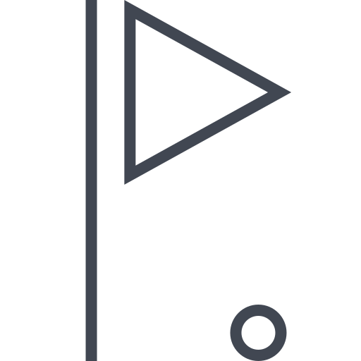 drapeau Generic outline Icône