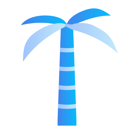Финиковая пальма Generic gradient fill иконка