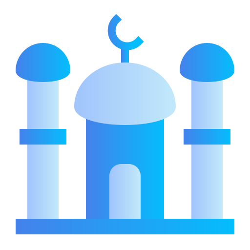 mezquita Generic gradient fill icono