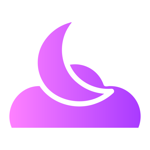 luna Generic gradient fill icono