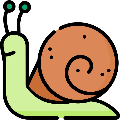 escargot Special Lineal color Icône