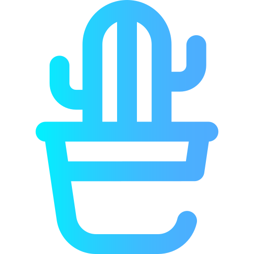 kaktus Super Basic Omission Gradient ikona