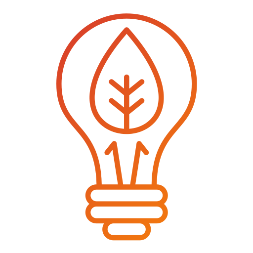 Eco bulb Generic gradient outline icon