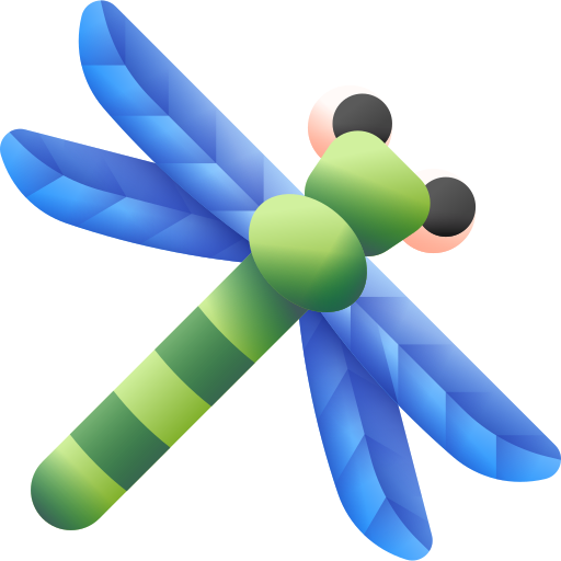 Dragonfly 3D Color icon