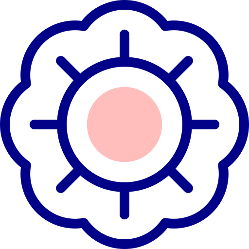 kwiat Detailed Mixed Lineal color ikona