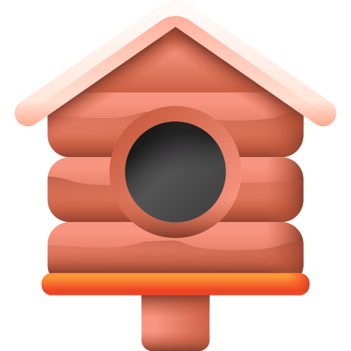 Птичье гнездо 3D Color иконка