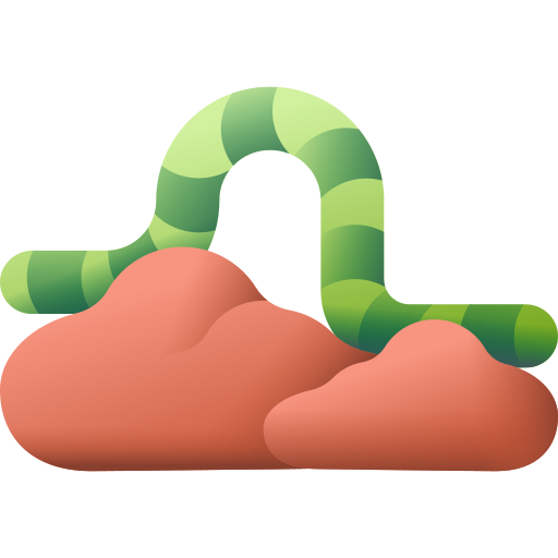 Worm 3D Color icon