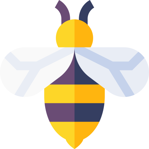 Пчела Basic Straight Flat иконка
