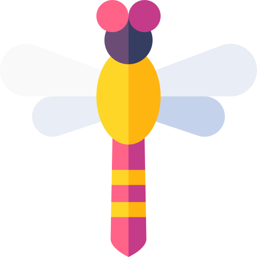 Dragonfly Basic Straight Flat icon