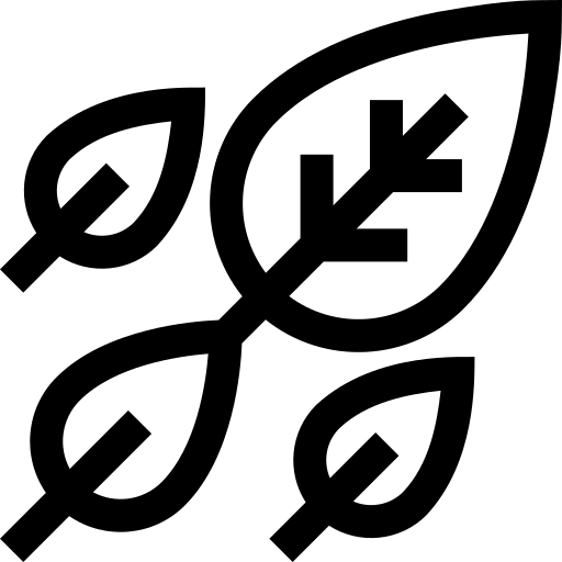 foglie Basic Straight Lineal icona