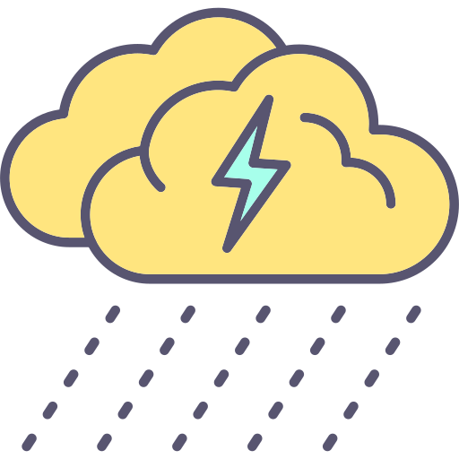 雨の日 Generic color outline icon