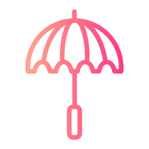 parasole Generic gradient outline ikona