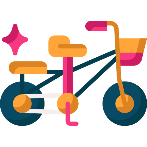 Bicycle Generic color fill icon