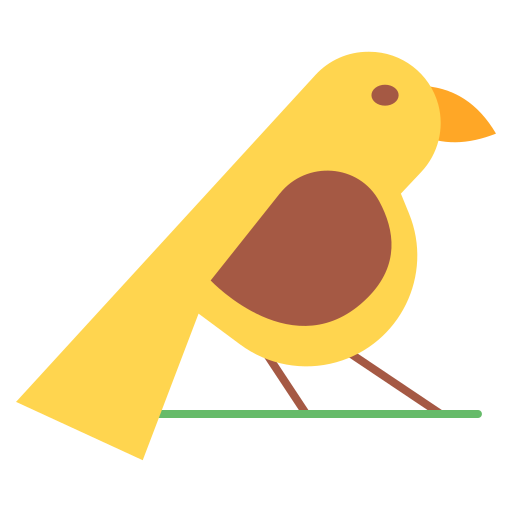 ptak Generic color fill ikona