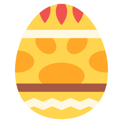пасхальное яйцо Generic color fill иконка