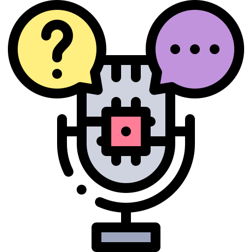 Microphone Detailed Rounded Lineal color icon