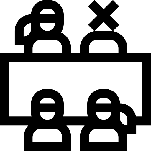 afwezigheid Basic Straight Lineal icoon