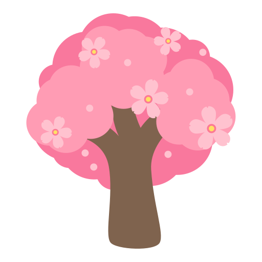 벚꽃 Generic color fill icon