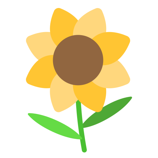 Sunflower Generic color fill icon