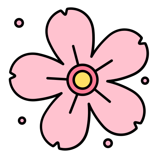 flor de cerejeira Generic color lineal-color Ícone