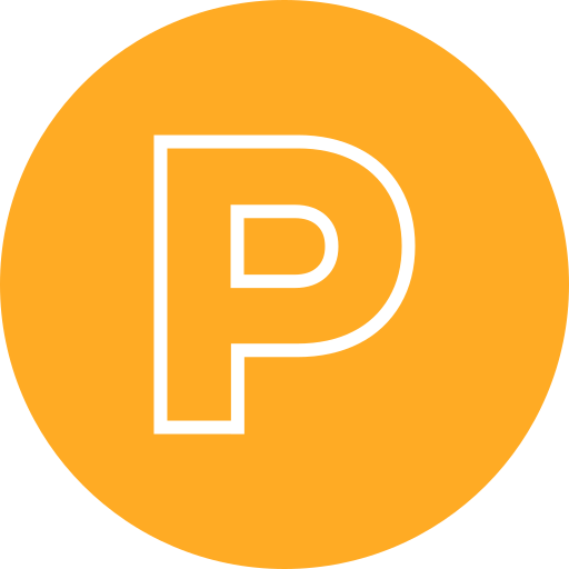 文字 p Generic color fill icon