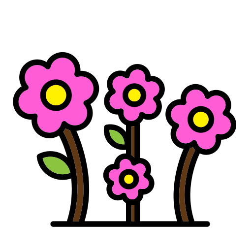 botões de flores Generic color outline Ícone