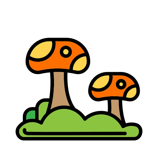 funghi Generic color outline icona