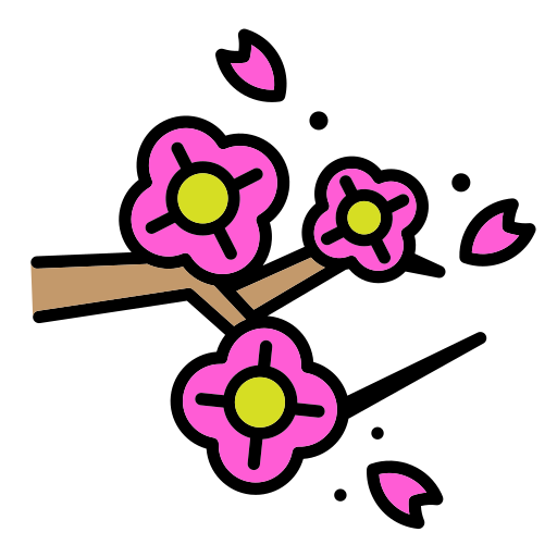Blossom Generic color outline icon