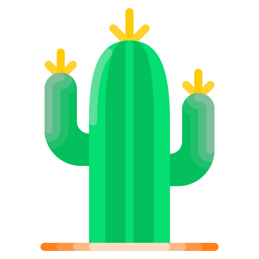 cactus Generic color fill icoon
