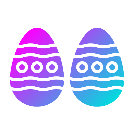 부활절 달걀 Generic gradient fill icon