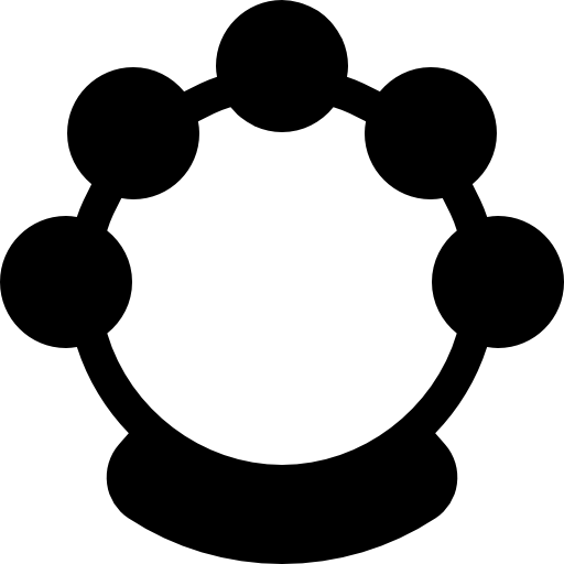 탬버린 Basic Rounded Filled icon