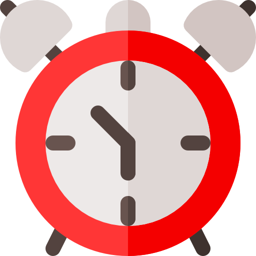 despertador Basic Rounded Flat icono