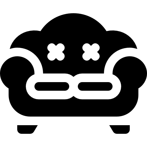 sofá Basic Rounded Filled icono
