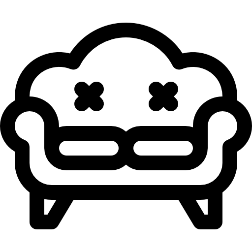 sofá Basic Rounded Lineal icono