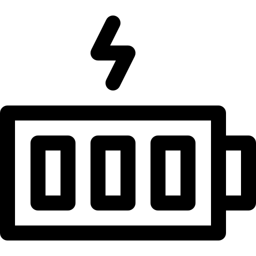 バッテリー Basic Rounded Lineal icon
