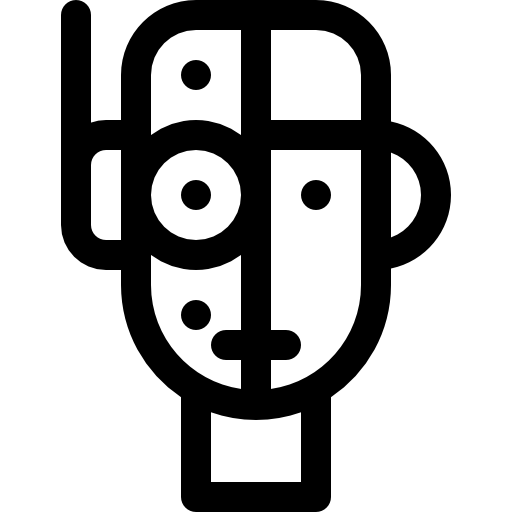 Киборг Basic Rounded Lineal иконка