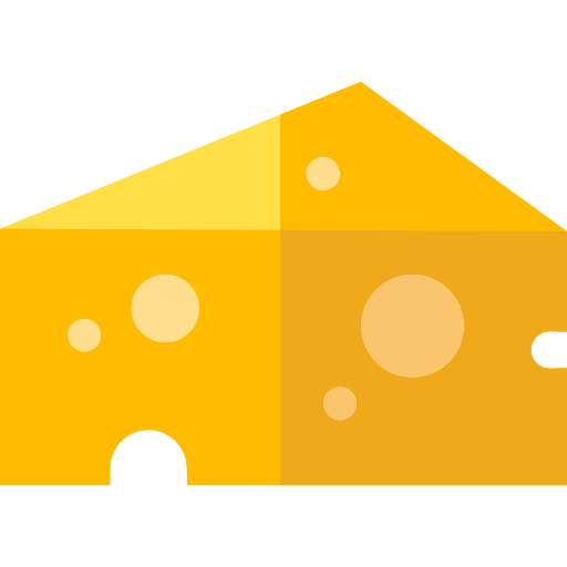 Cheese Basic Straight Flat icon