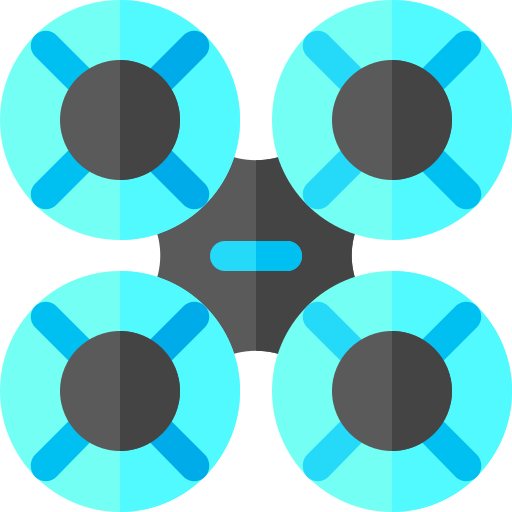 ドローン Basic Rounded Flat icon