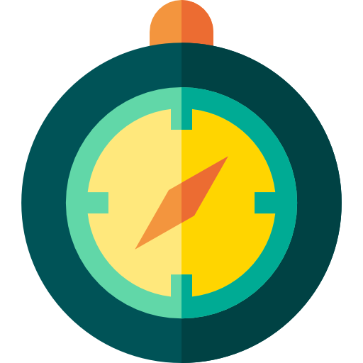 Compass Basic Straight Flat icon